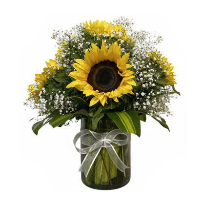 Girasoles en Cristal